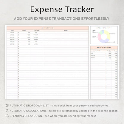 Google Sheet Monthly Budget Tracker
